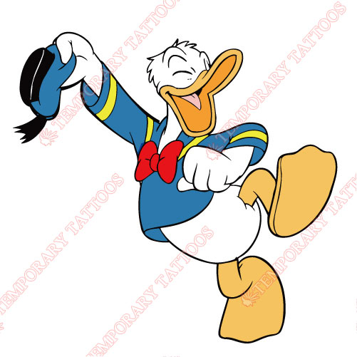 Donald Duck Customize Temporary Tattoos Stickers NO.750